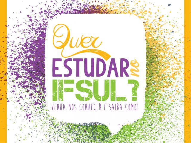 Quer estudar no IFSul?